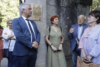 María Casares e Margarita Ledo Andión, no Paseo do Cine