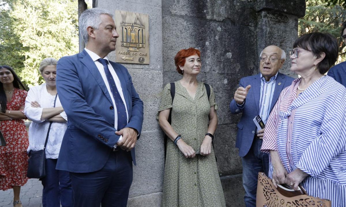 María Casares e Margarita Ledo Andión, no Paseo do Cine